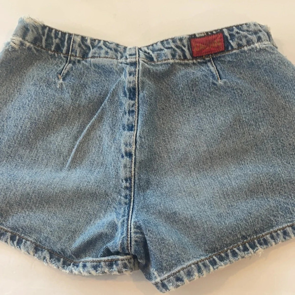 Vintage Calvin Klein Hipster Patch Denim Shorts size 3 - Picture 2 of 15